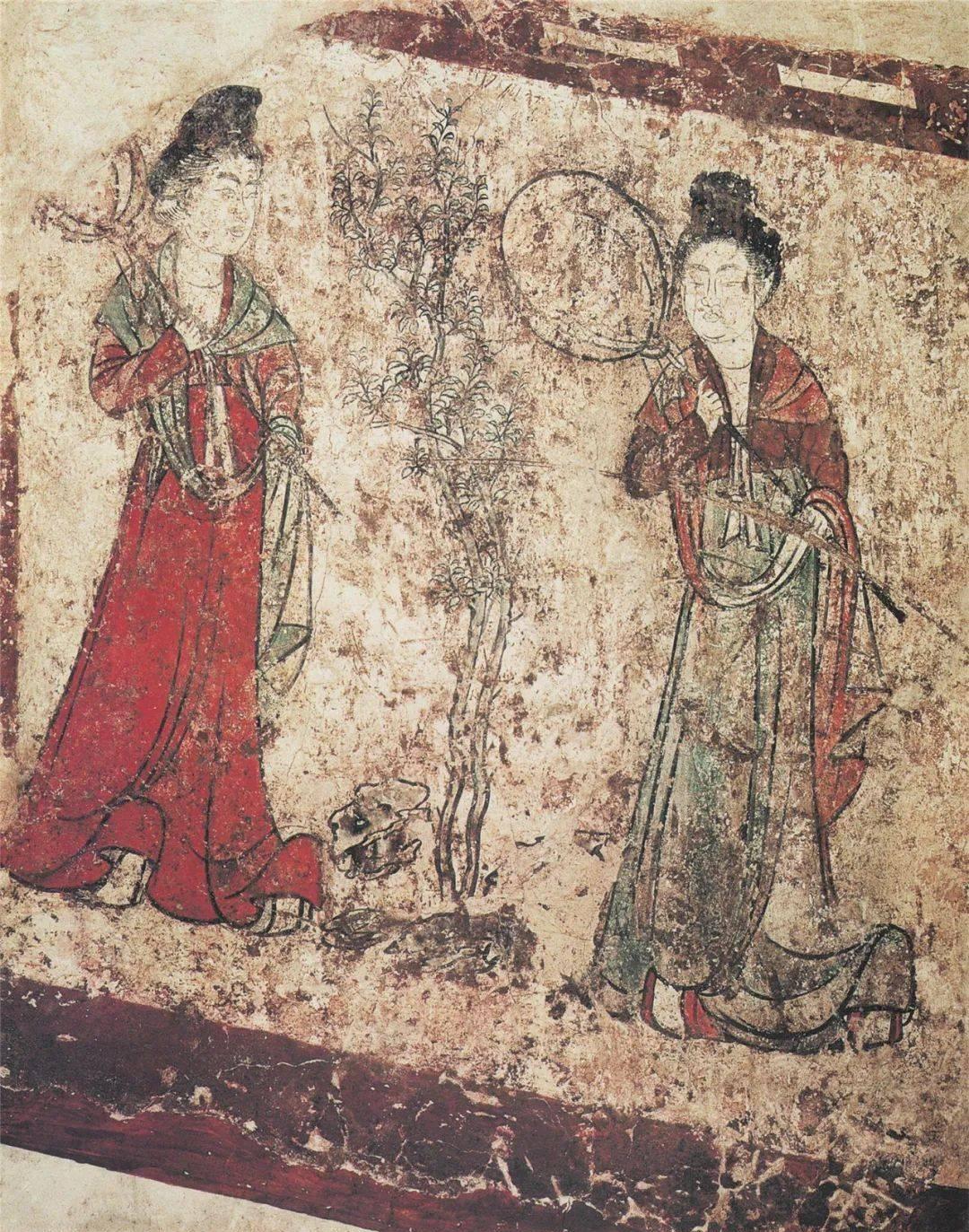 唐代壁画墓室图片_唐代壁画墓室图片大全_唐代墓室壁画