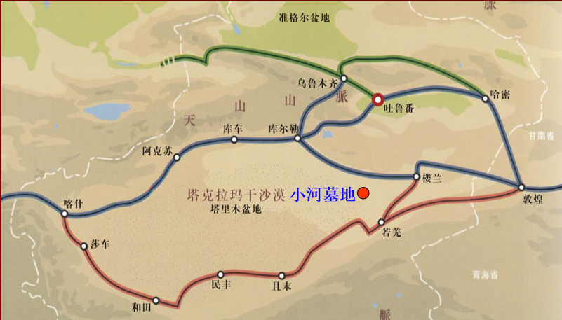 新疆罗布泊小河墓地_新疆罗布泊小河遗址_罗布泊小河墓地惊世再现