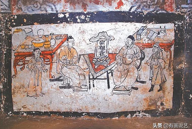 古代壁画墓_古墓壁画值钱吗_古墓壁画